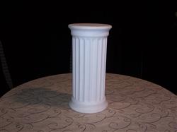 Pedestial 32'' Doric Style White