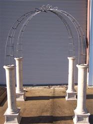 Double Archway w/stone columns