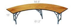 Bar Shelf Table 90''