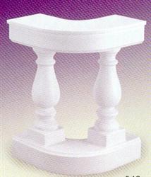 Corner Balustrade White