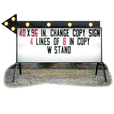 Flashing Sign 40''x96''