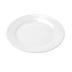 White Rim Dinner Plate